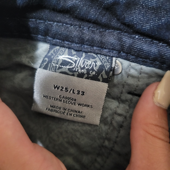 Silver jeans size W25L33 - Picture 3 of 3